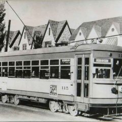 (BLVD.2010.1.7) - Streetcar on the Oklahoma Railway Company's Robinson Line, c. 1930s