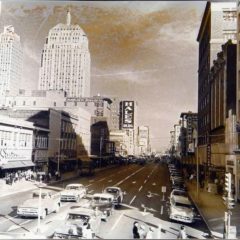 (BLVD.2010.1.11) - 300 Block of West Main Street, View East from Hudson Avenue, c. 1955