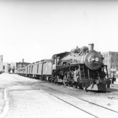 (BKT.2011.1.22) Steam train at MKT Depot, Reno and Oklahoma (BKT.2011.1.22) Steam train at MKT Depot, Reno and Oklahoma