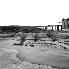 (BKT.2011.4.36) Trail along the Bricktown Canal south of Reno Avenue, circa 2000.