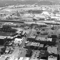 (BKT.2011.4.42) Aerial photo of Bricktown, circa 2005