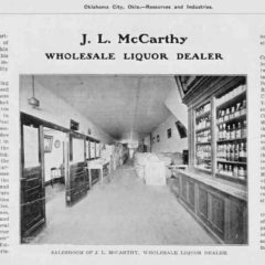 (coc.2011.1.40) McCarthy Wholesale Liquor, 1903