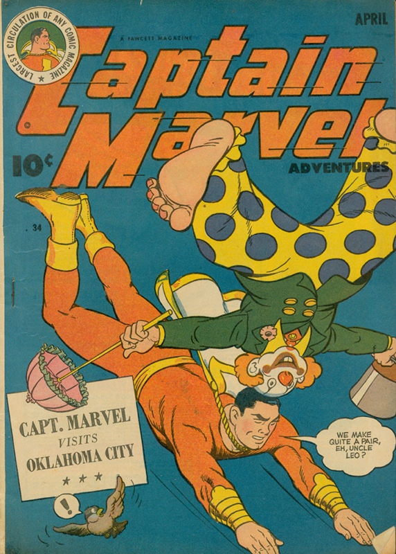 Captain Marvel Visits Oklahoma City